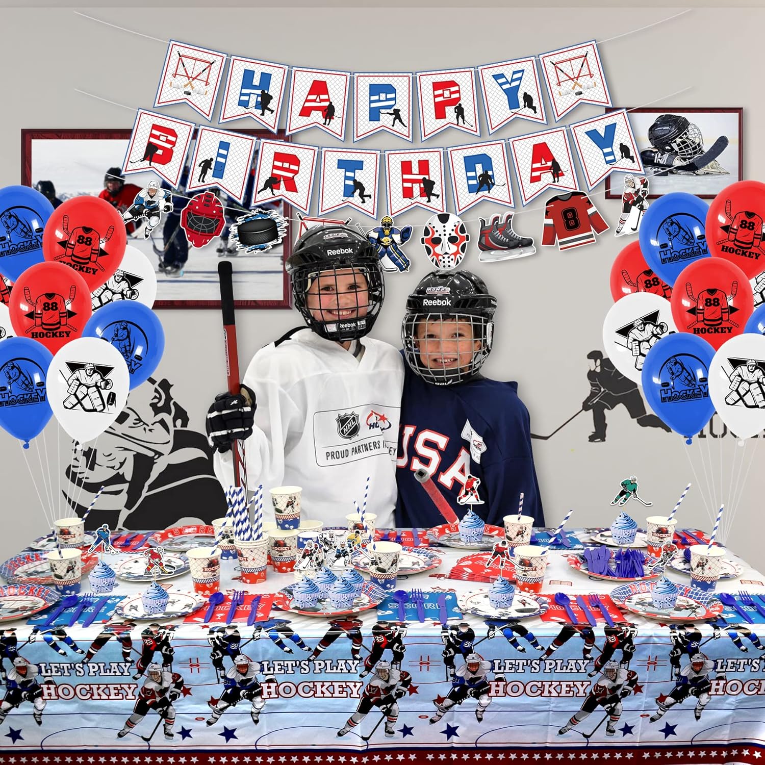 KEFAN Hockey Party Favor Set for 20 Kids