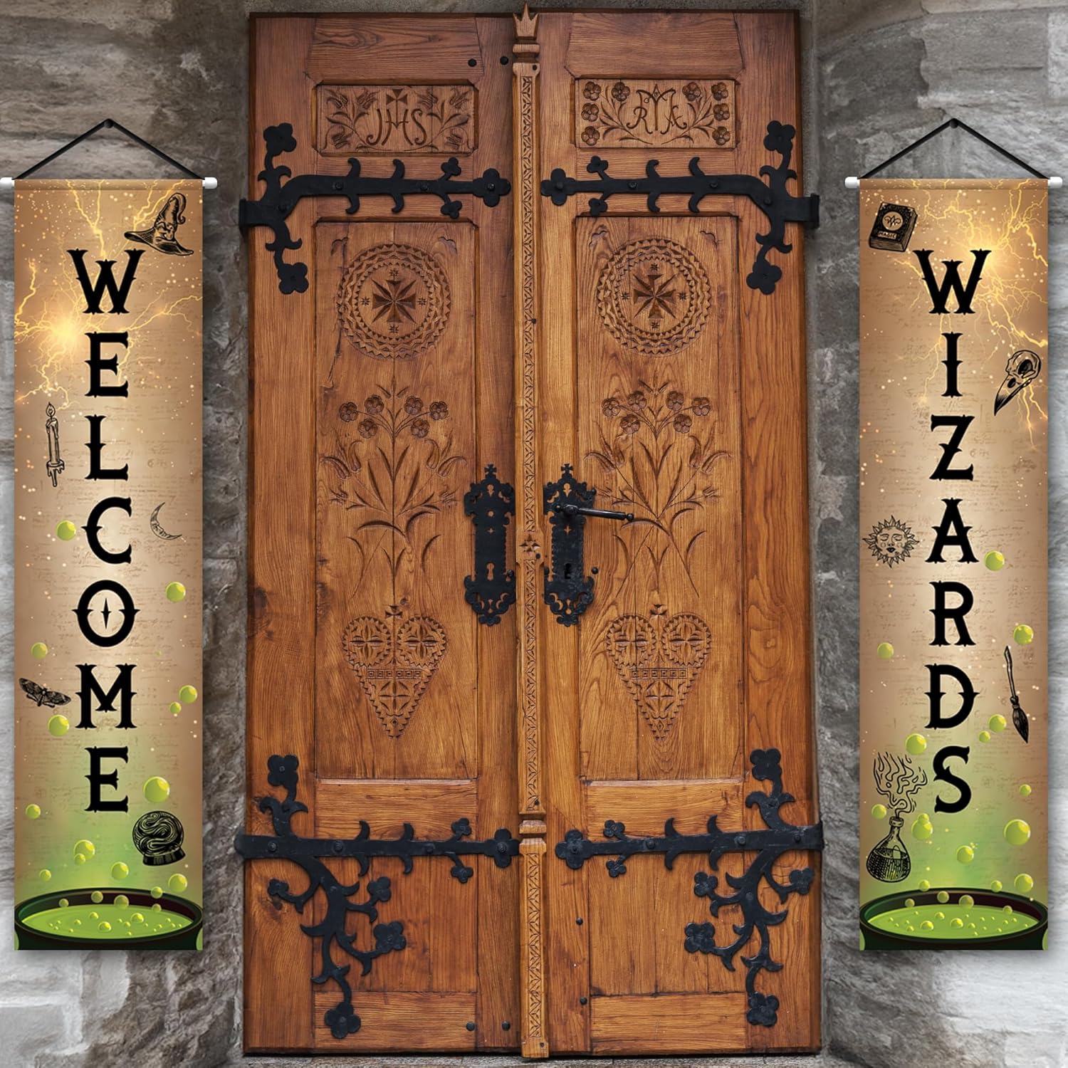 ArtCreativity Welcome Wizards Door Banner 2 Pack