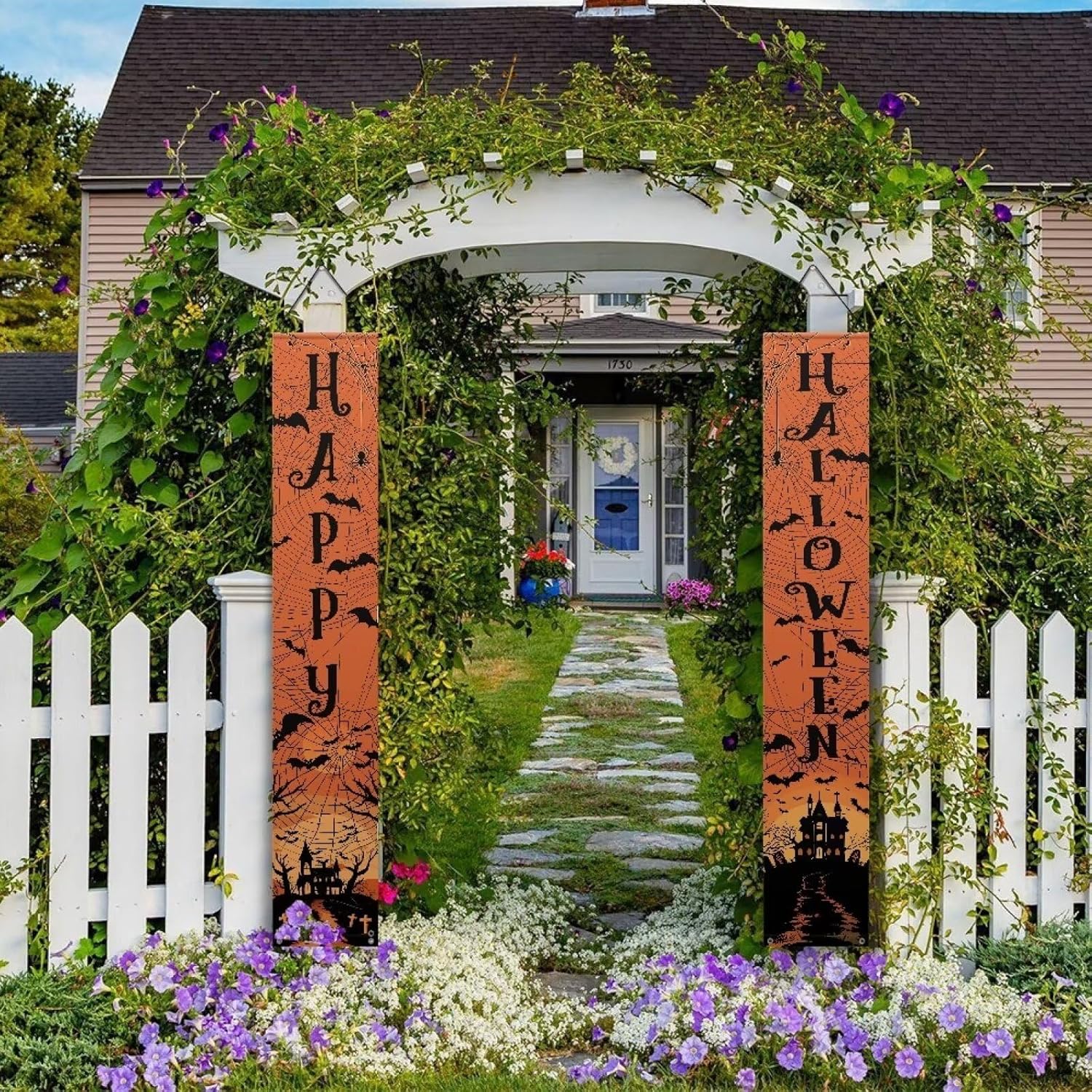 Halloween Witches Outdoor Banner Hocus Pocus Decor