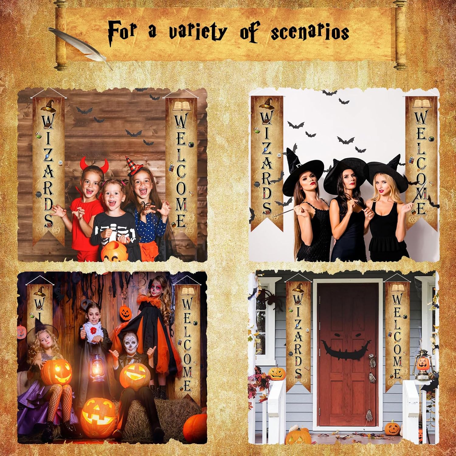 Magical Wizard Decorations for Front Porch and Yard