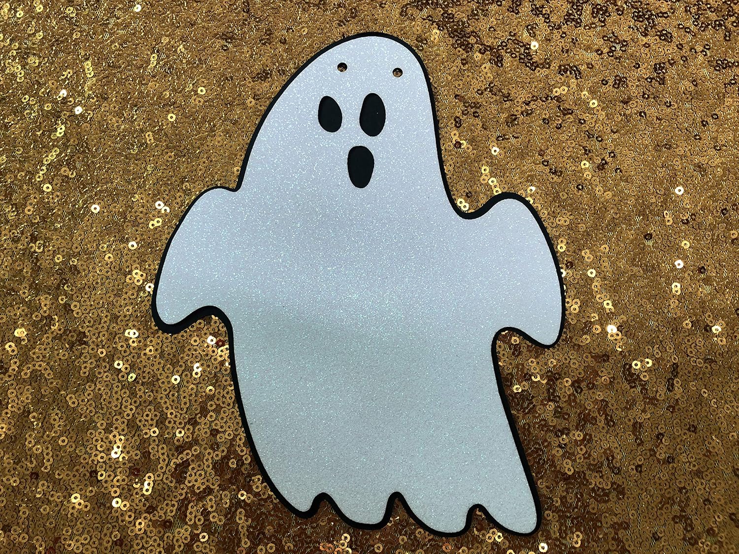 LeeSky Black Here For The Boos Halloween Banner