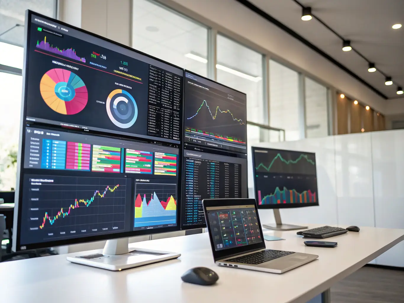 An image showcasing data analytics and insights, with charts and graphs highlighting key performance indicators and trends. The image should convey the power of data-driven decision-making.